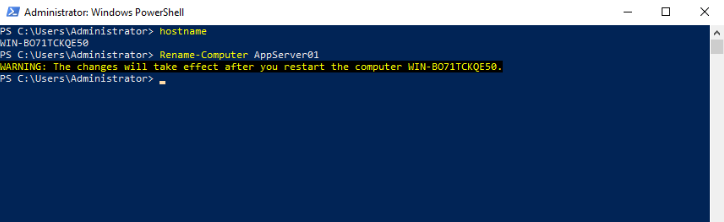 Windows Server namnbyte